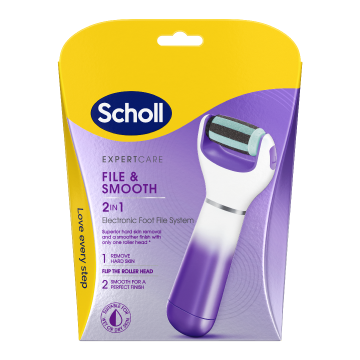 Pila electrica 2in1 pentru picioare, Purple, Scholl