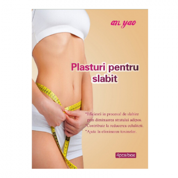 Plasturi pentru slabit 7.5 cm*7.5 cm, 4 bucati, Naturalia Diet