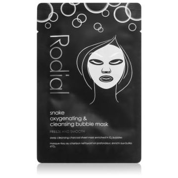 Rodial Snake Oxyganating & cleansing bubble mask mască activă și detoxifiantă cu carbon activ