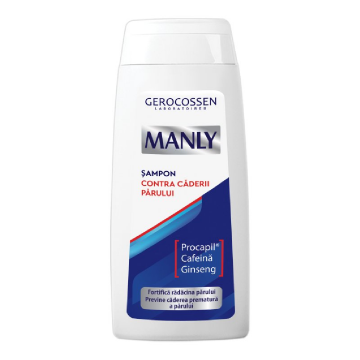 Sampon contra caderii parului Manly, 275 ml, Gerocossen