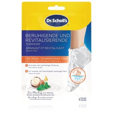 Scholl Pedimask™ Soothing & Revitalizing Masca pentru fata cu efect catifelant si revigorant pentru picioare obosite