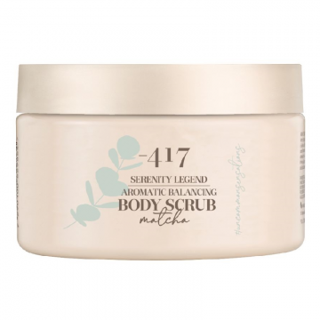 Scrub pentru corp cu Matcha Serenity Legend, 400 g, Minus 417
