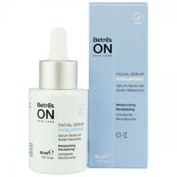 Ser Facial Hidratant si Revitalizant cu Acid Hialuronic pentru Zi/Noapte - Betres On Facial Serum Hyaluronic, 30 ml