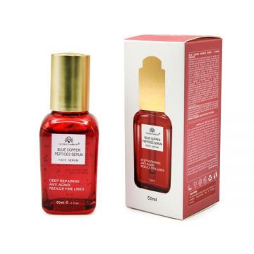 Ser hidratant cu peptide, Global Fashion, Blue Copper Peptides Serum, 50 ml