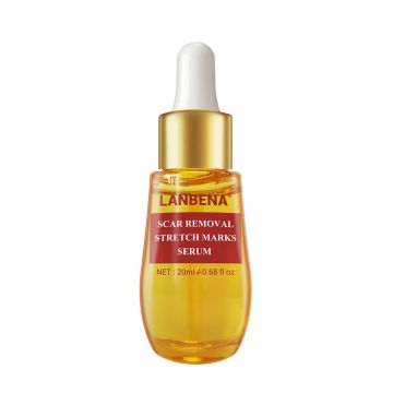 Ser, Lanbena, Scar Removal, cu Arbutina, Vitamina E, Peptide din Cupru, pentru Ameliorarea Cicatricilor si Vergeturilor, 20ml