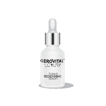 Ser Pentru Redefinirea Tonusului  Fermitate și Elasticitate Pentru Ten Normal și Uscat, Gerovital Luxury, 15 Ml