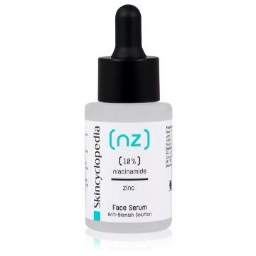 Skincyclopedia 10% Niacinamide Acid + Zinc ser facial pentru ten acneic