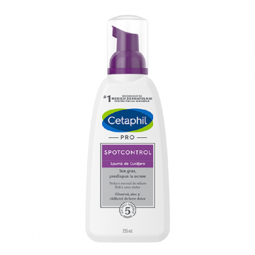 Spuma de curatare SpotControl PRO, 235 ml, Cetaphil