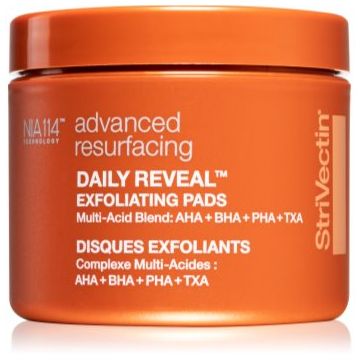 StriVectin Advanced Resurfacing Daily Reveal Exfoliating Pads tampoane exfoliante pentru netezirea pielii si inchiderea porilor