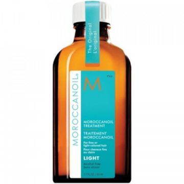 Ulei tratament pentru par fin si deschis la culoare Light Moroccanoil (Concentratie: Tratamente pentru par, Gramaj: 50 ml)