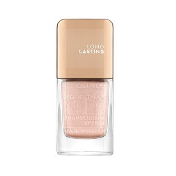 CATRICE MORE THAN NUDE TRANSLUCENT EFFECT LAC DE UNGHII GLITTER IS THE ANSWER 02