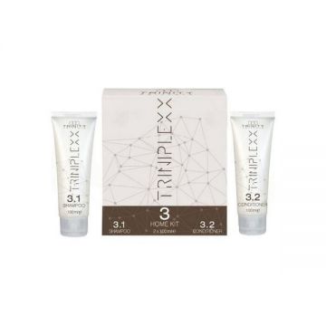 Triniplexx Set - Sampon si Masca restauratoare pentru par, Triniforce Trinity Haircare, set 2x100 ml