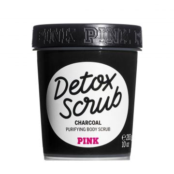PINK DETOX SCRUB CHARCOAL -PURIFYING BODY SCRUB 283 gr