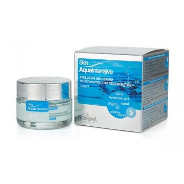 Biocrema de Lux pentru Noapte - Farmona Skin Aqua Intensive Exclusive Bio-Cream Night, 50 ml