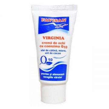 Crema de Ochi cu Coenzima Q10 Virginia Favisan, 30ml