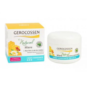 Crema Hidratanta pentru Ten Uscat Natural Gerocossen, 100 ml