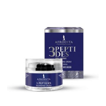 Crema Hidratanta Ten Normal-Mixt Anti-Age - Cosmetica Afrodita 3Peptides Cell-Active, 50 ml