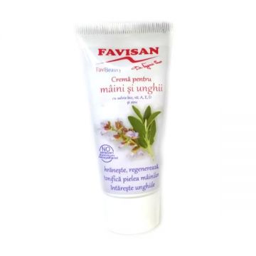 Crema pentru maini si Unghii Favibeauty Favisan, 50ml