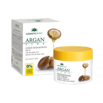 Crema Regeneranta de Zi Argan Aloe Cosmetic Plant, 50ml