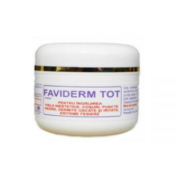 Crema Tip Unguent pentru Ingrijirea Pielii Inestetice Faviderm Tot Favisan, 30ml