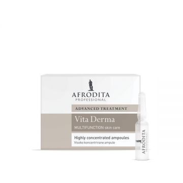 Fiole pentru Ten Acneic - Cosmetica Afrodita Vita Derma Acne Ampoules, 5 fiole x 1,5 ml