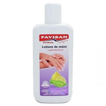 Lotiune de Maini cu Glicerina Lactica Faviderm Favisan, 125ml