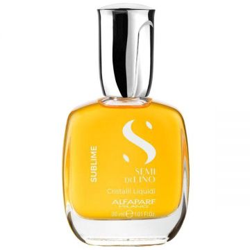 Ser de Stralucire cu Microcristale - Alfaparf Milano Semi Di Lino Sublime Cristalli Liquidi The Original, 30ml